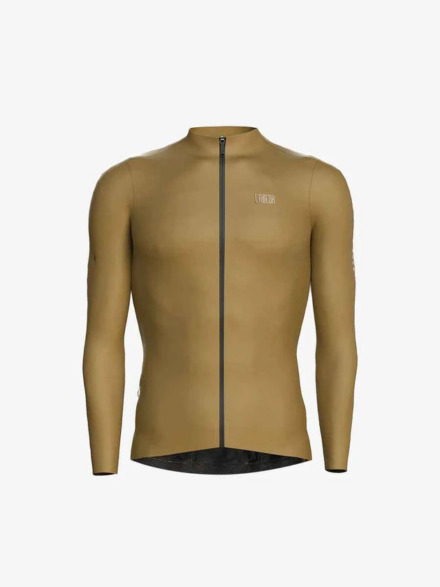 Transcend Men's Fleeced Thermal Jersey - Ochre Yellow