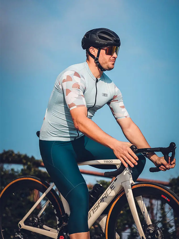 Trendy mužský cyklistický dres - Zelená