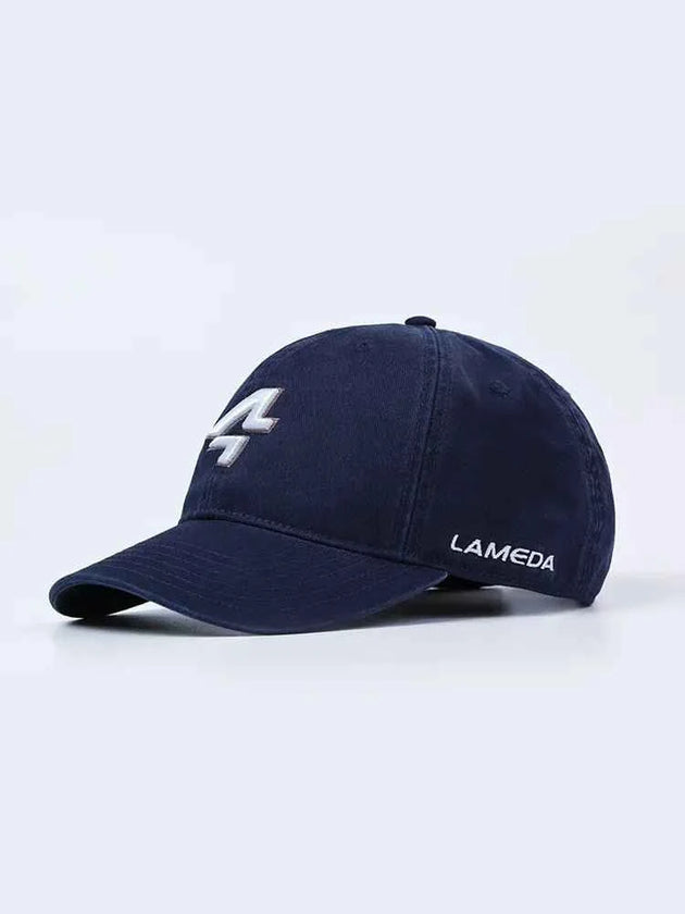 Unisex Adjustable Cotton Cap - Navy