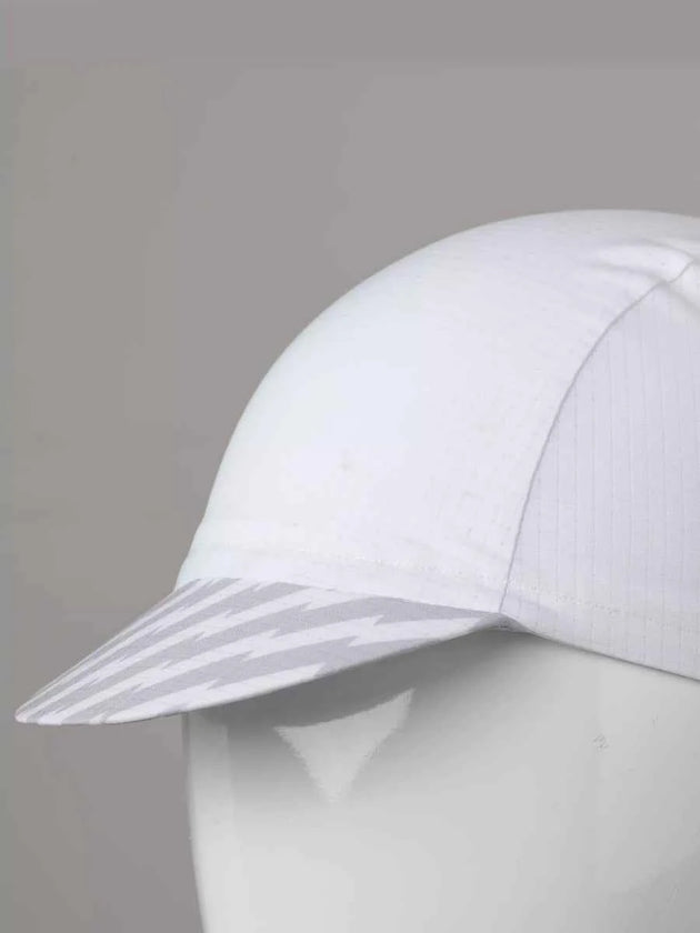 Unisex Cycling Cap - Lightning White